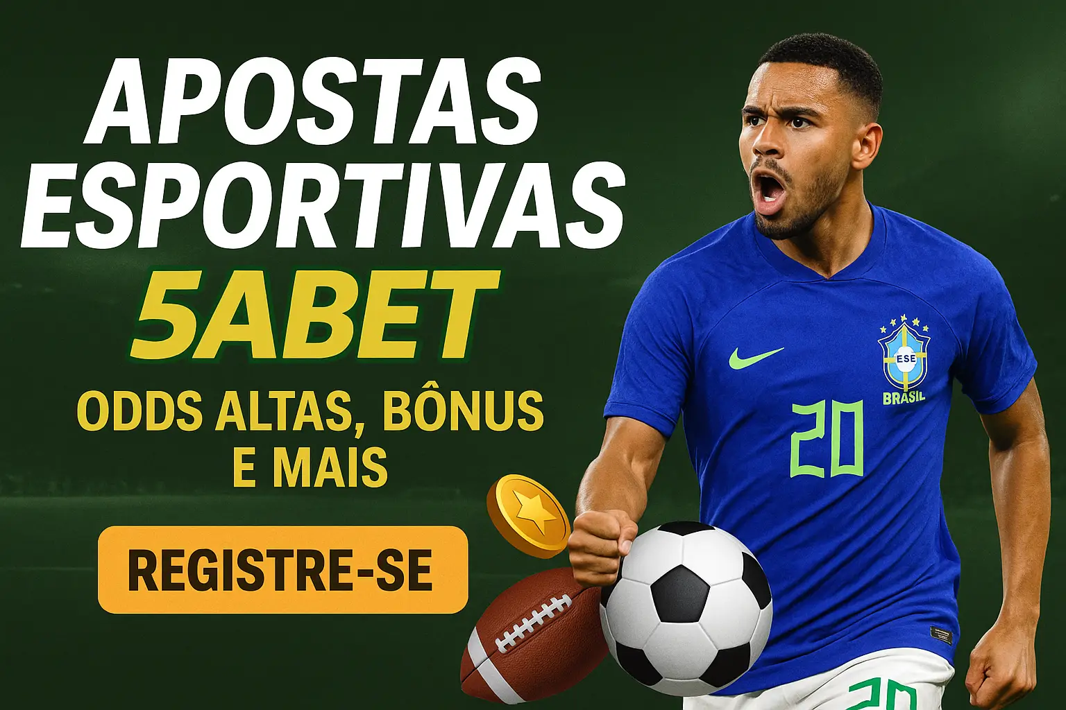 Aposte em apostas esportivas no cassino online 5ABET