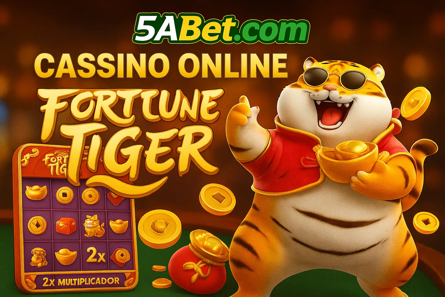 Fortune Tiger é um jogo imperdível no 5ABET Casino