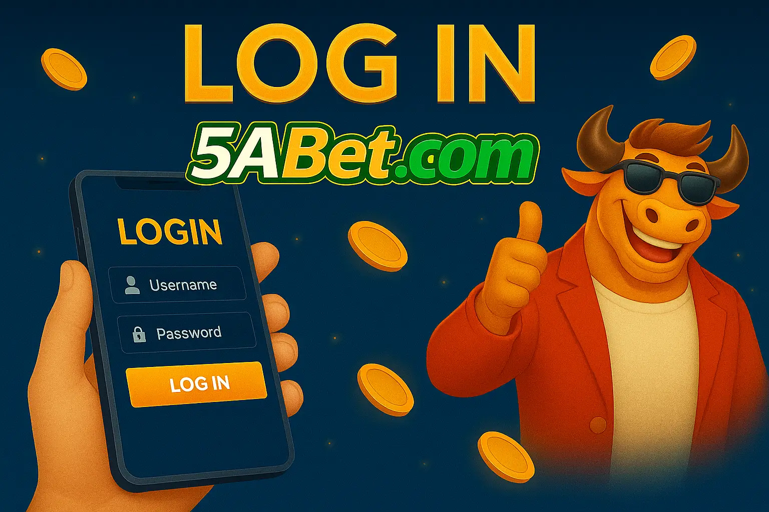 Criar uma nova Conta no plataforma 5ABET