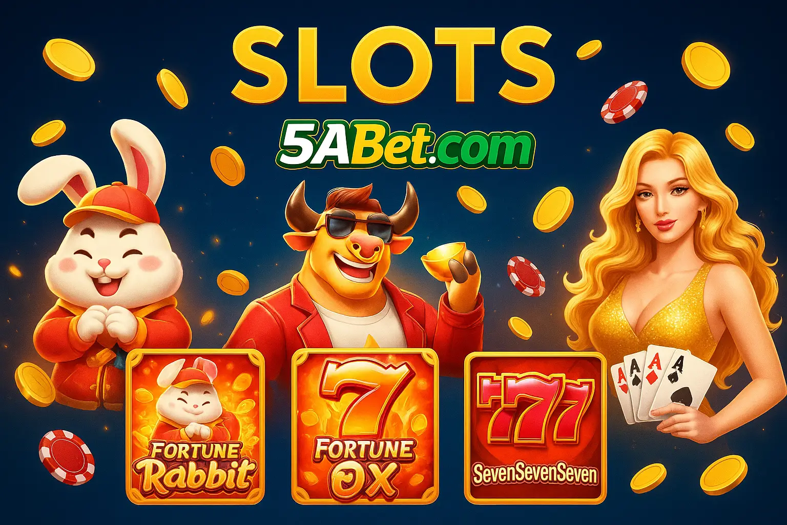 Explore o mundo das slot machines no 5ABET Casino